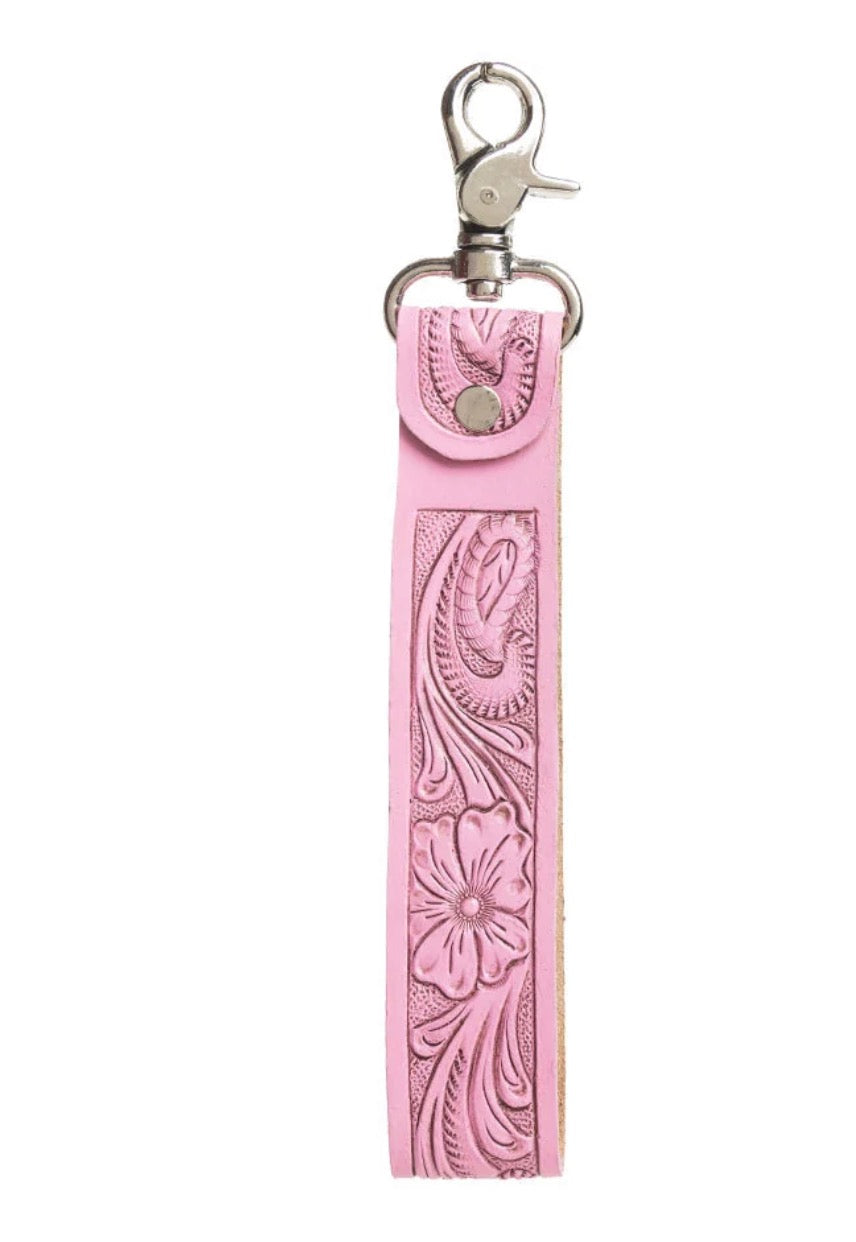 Blooming Meadow Key Fob Pink
